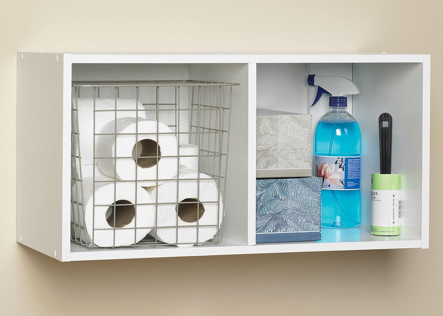 Stackable Floating Cube Storage Shelf