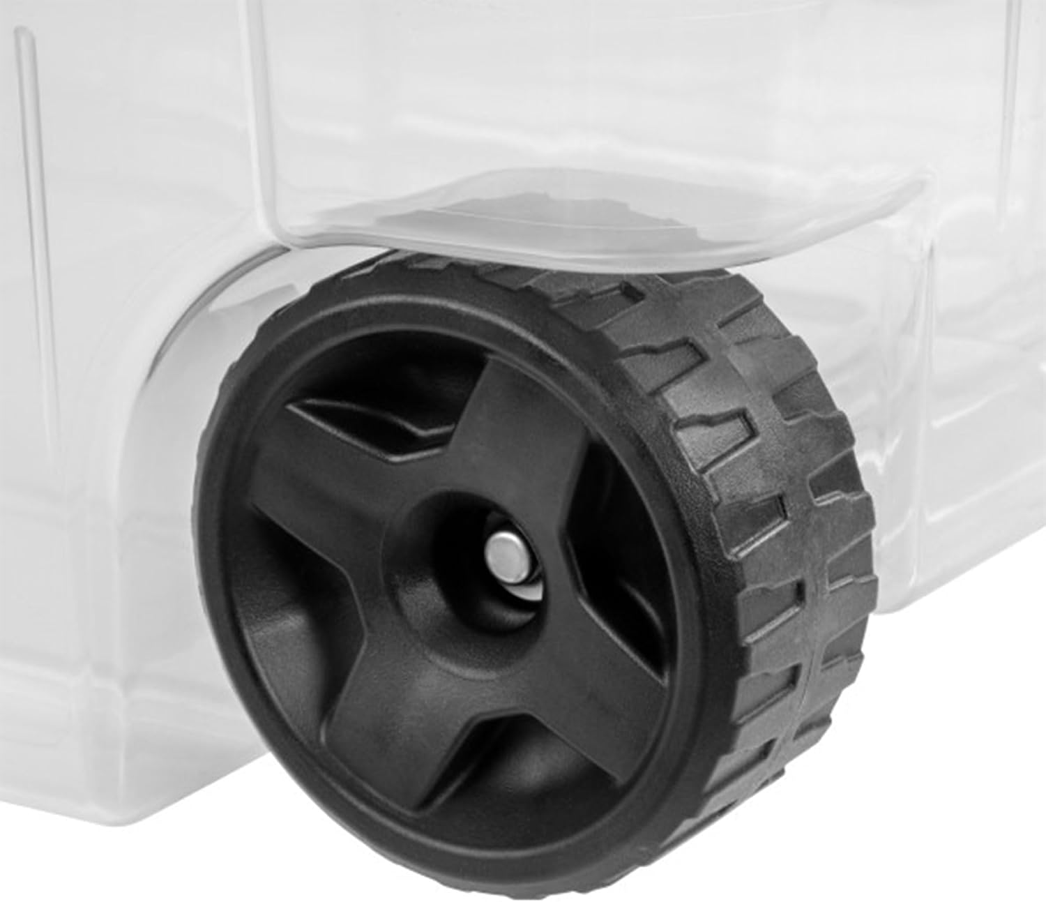 Clear Stackable Storage Bins Set of 4