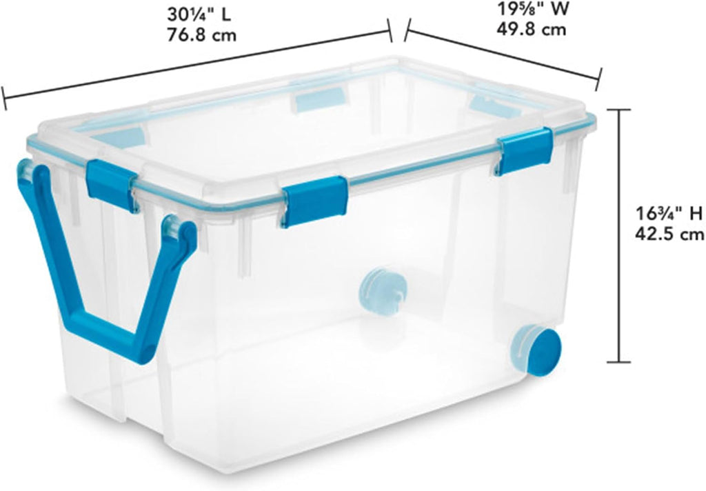 Sealed Wheeled Stackable Storage Bin