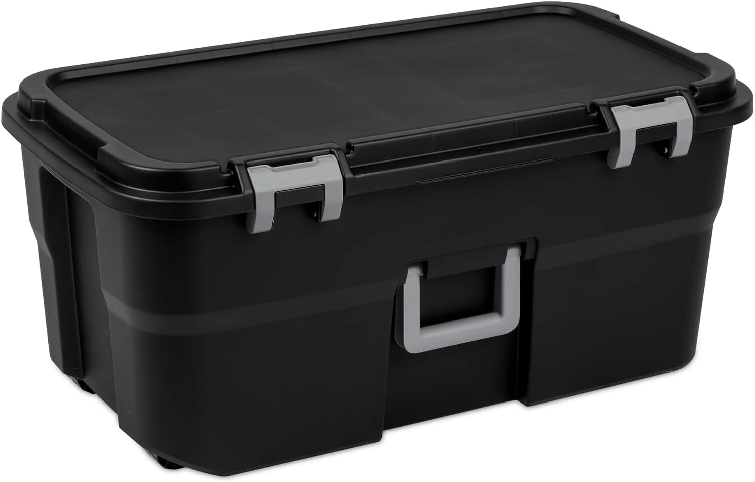 Lockable Wheeled Plastic Storage Trunk