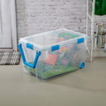 Sealed Wheeled Stackable Storage Bin