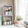 Square Floating Cube Shelves Set of 2