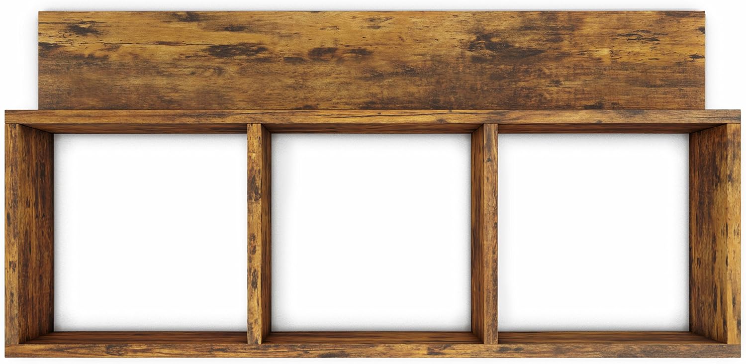 Triple Cube Floating Wall Shelf