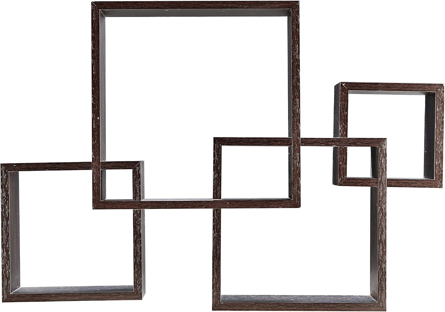 Intersecting Floating Cube Wall Shelf