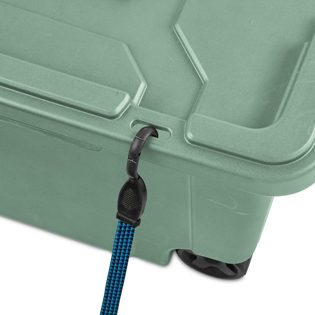 Wheeled Industrial Storage Totes Set of 2
