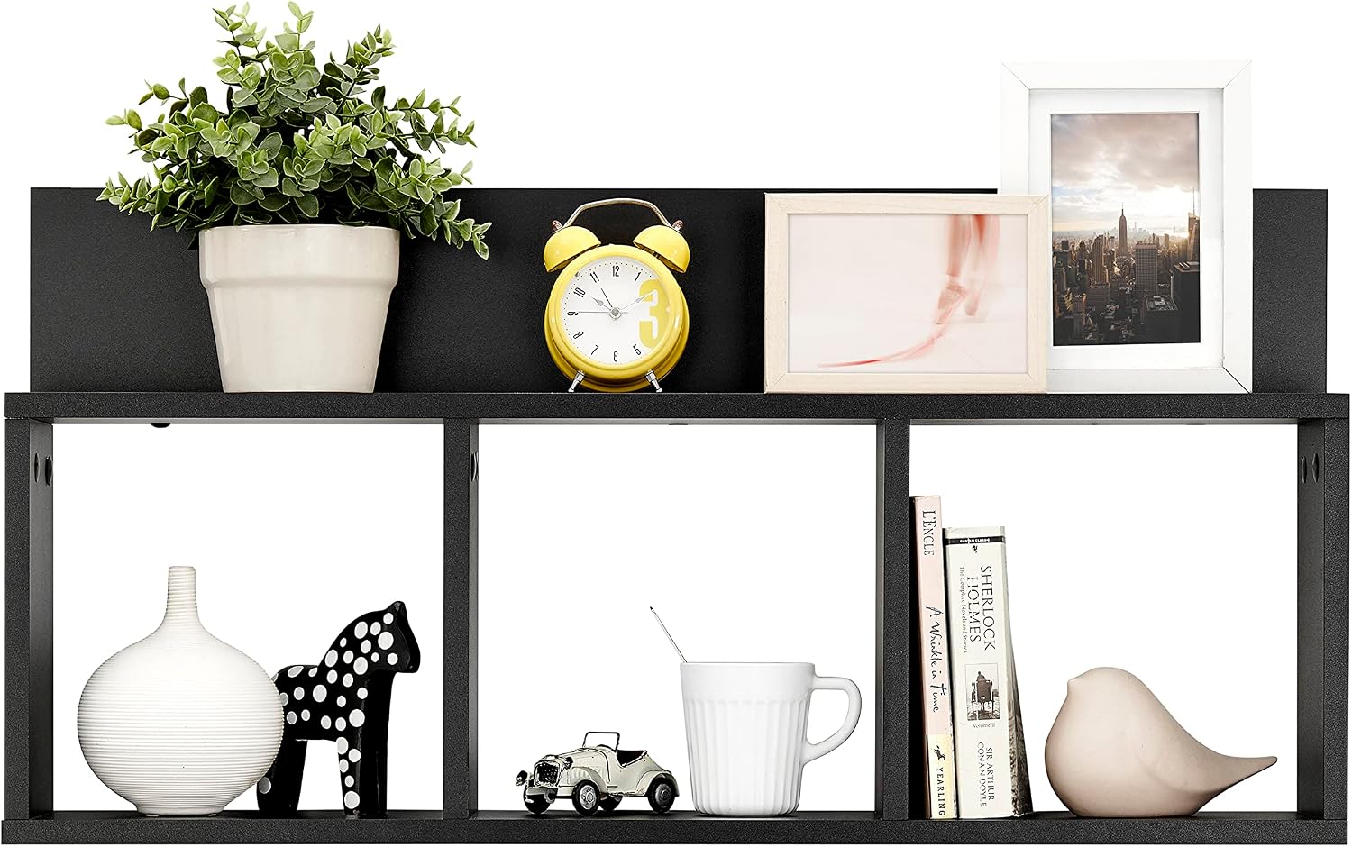 Triple Cube Floating Wall Shelf