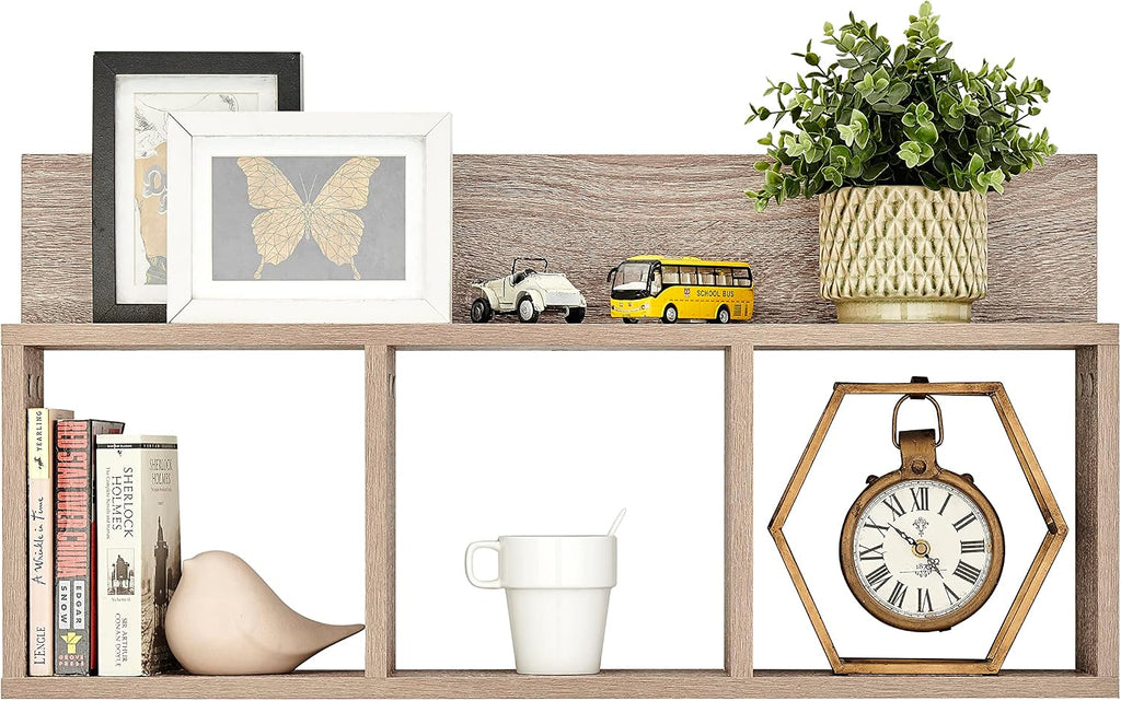Triple Cube Floating Wall Shelf