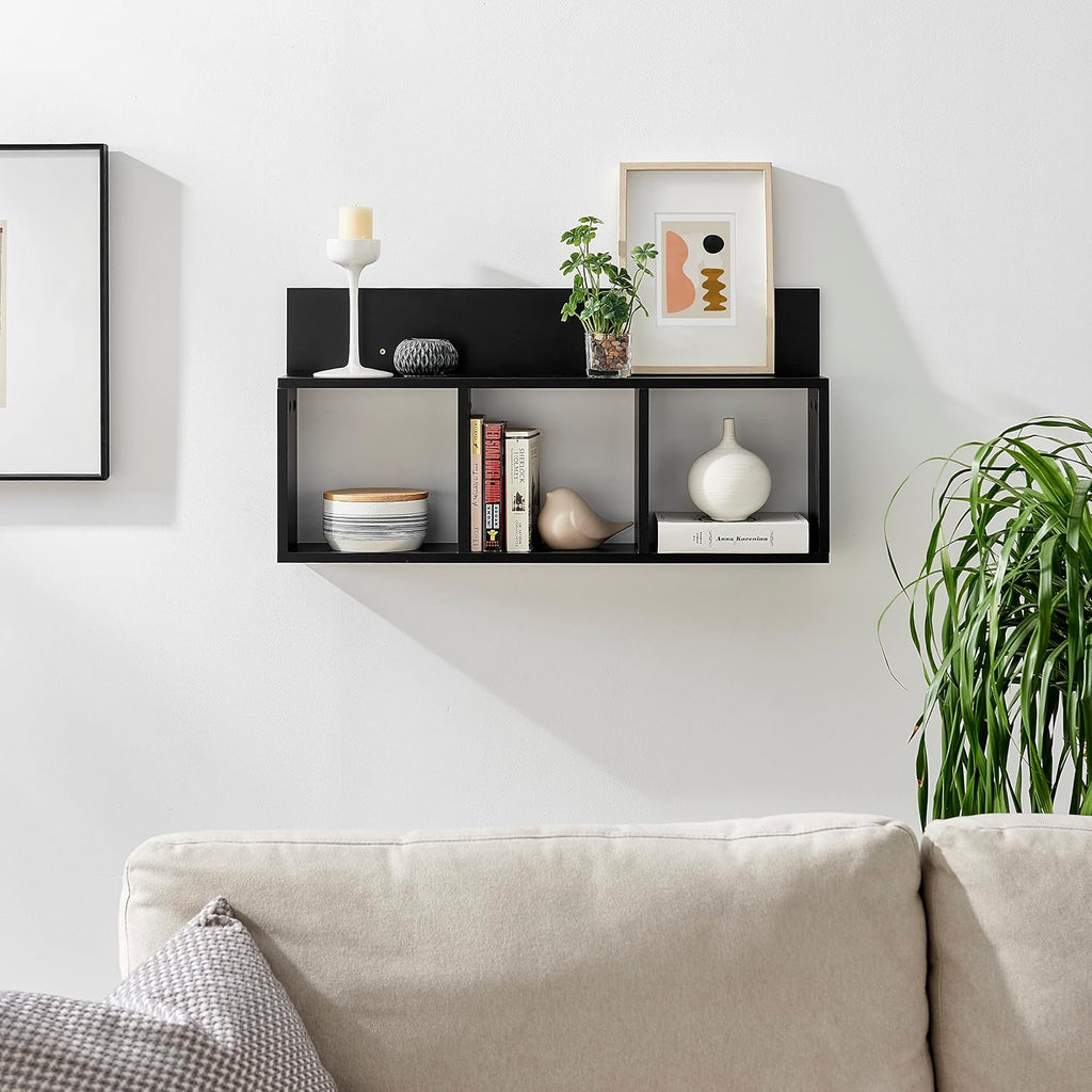 Triple Cube Floating Wall Shelf