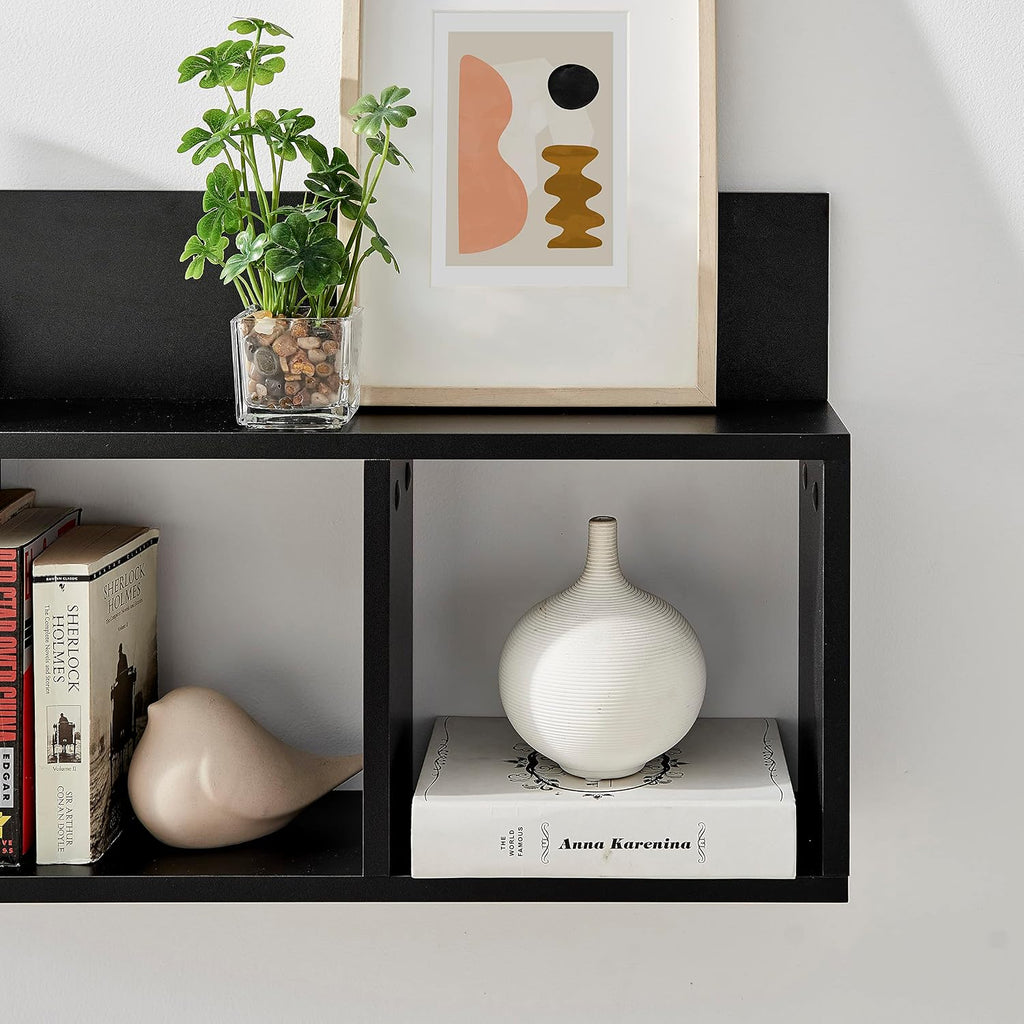 Triple Cube Floating Wall Shelf