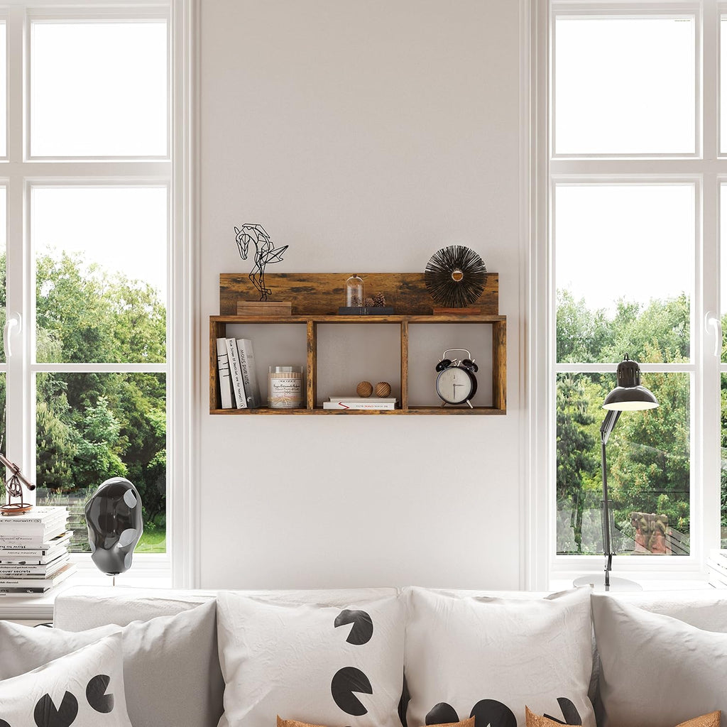 Triple Cube Floating Wall Shelf