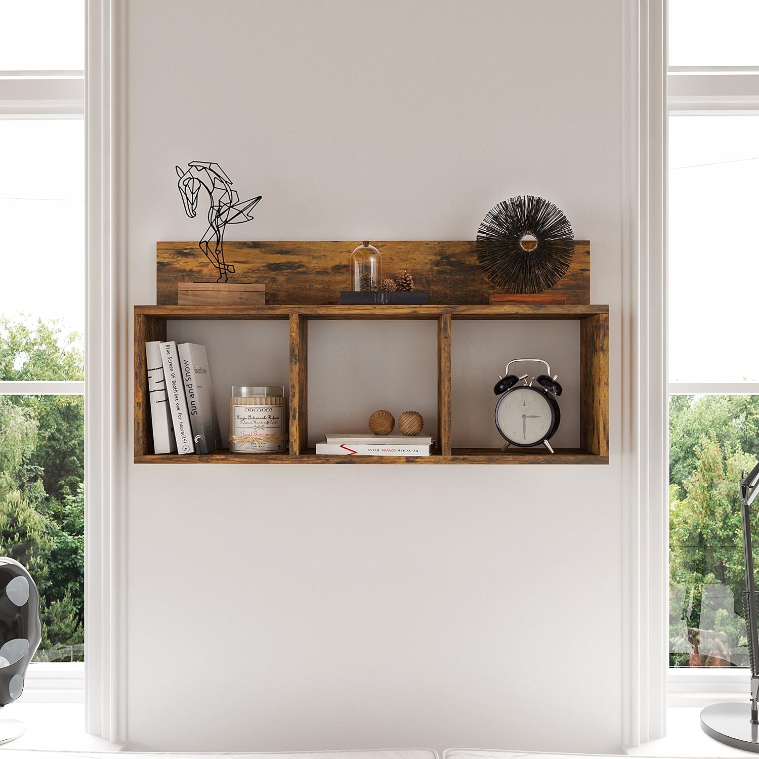 Triple Cube Floating Wall Shelf