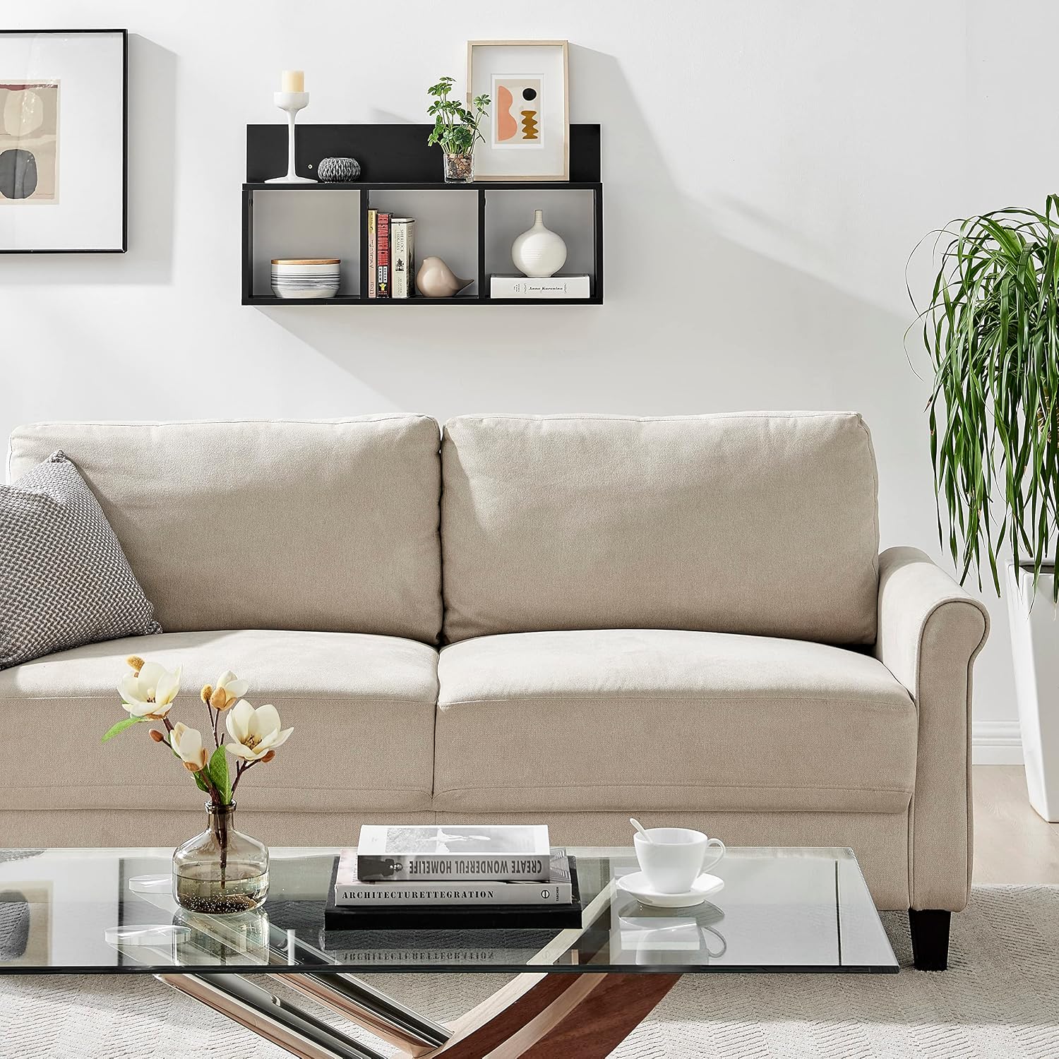 Triple Cube Floating Wall Shelf