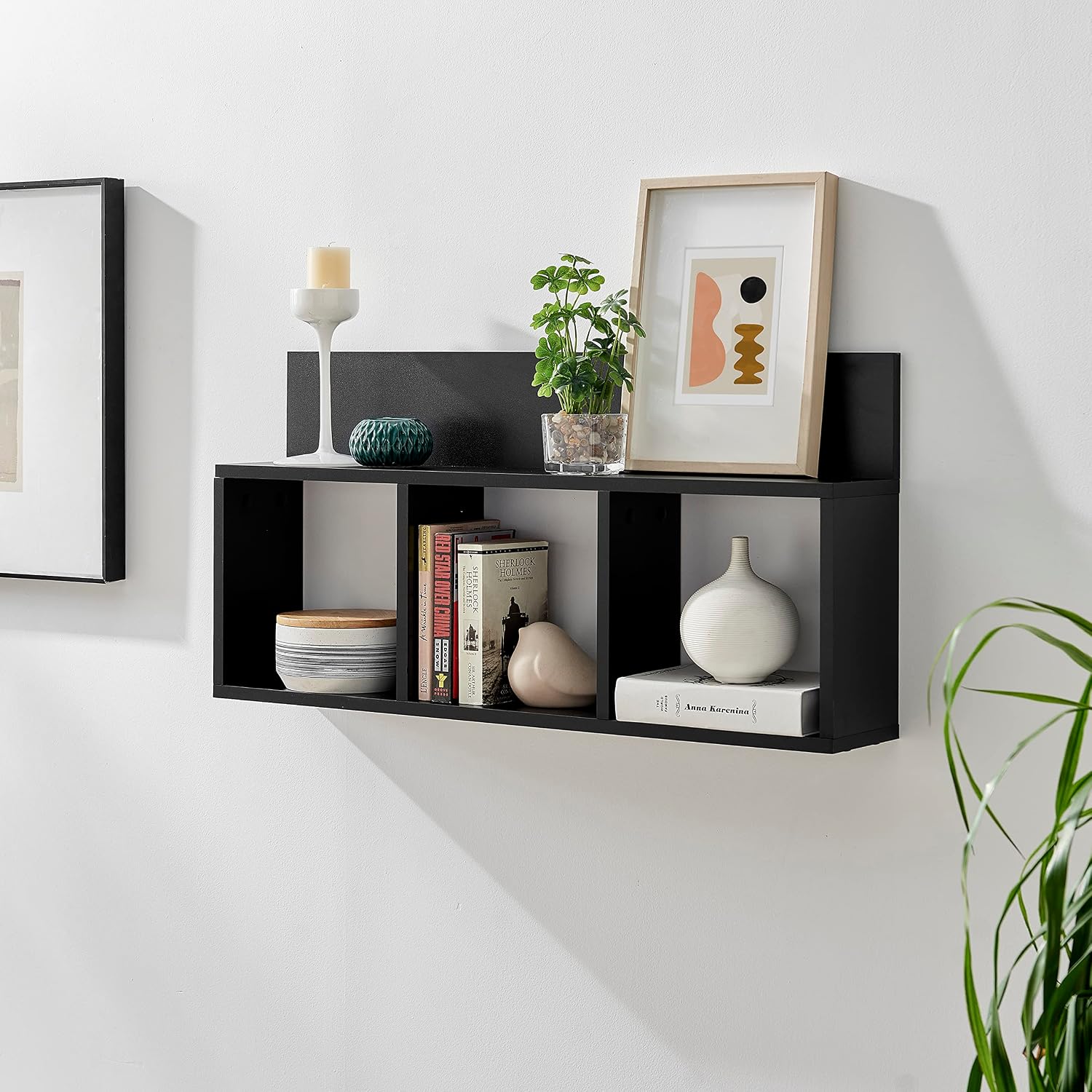 Triple Cube Floating Wall Shelf